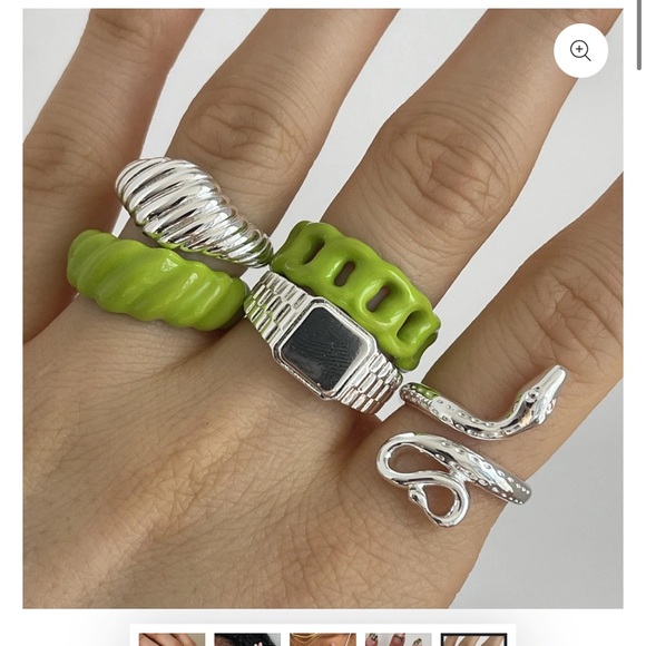 Evry Jewels Slither snake Ring - Picture 3 of 4